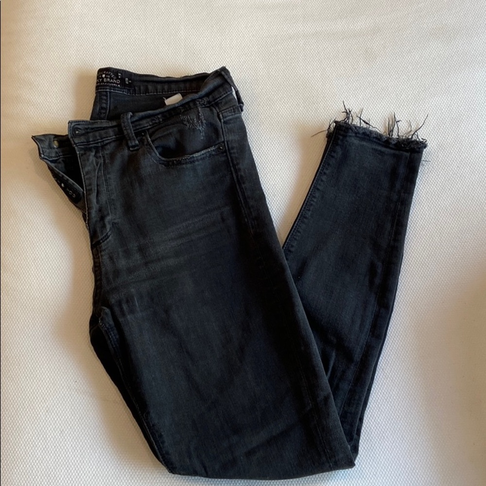 LUCKY BRAND BRIDGETT skinny jeans black